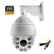 HD-TVI 1.3MP 960P 6″ PTZ High Speed Dome Security Camera 20x Zoom IR-Cut