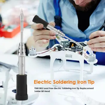 

TS80 B02 Lead Free Electric Soldering Iron Tip Replacement Solder Bit Head Soldering Iron Tip Lead-free Soldering Welding Tips