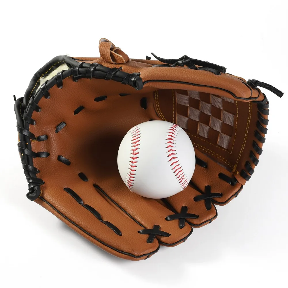 

Thicken Infield Pitcher Baseball Gloves Softball Gloves Children Man Women Adolescents Full Adult Sports Infielder's Glove