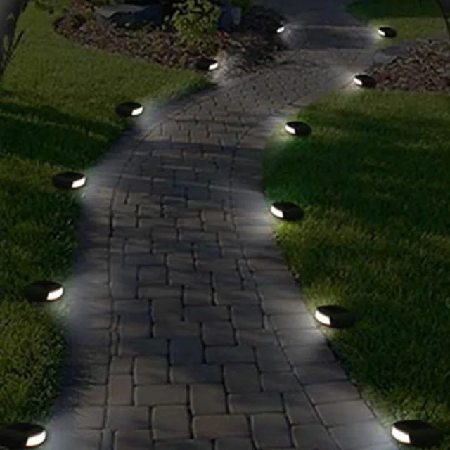 6 Pçs/lote Luzes Caminho Solar LED Caminho Paisagem Alta