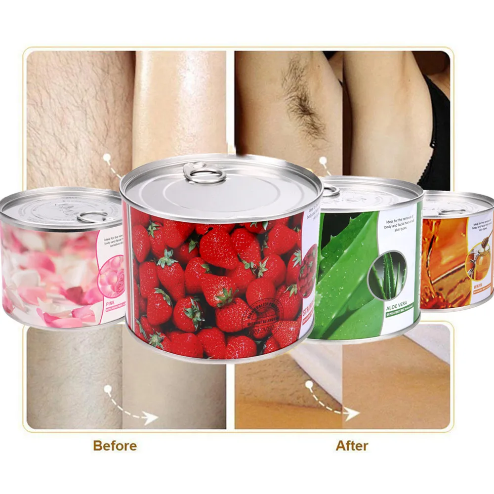 

Beeswax Body Hair Removal Wax Tearing Arm Armpit Leg Body Hair Removal Cream strong & fine hairs dry skin all types of skin