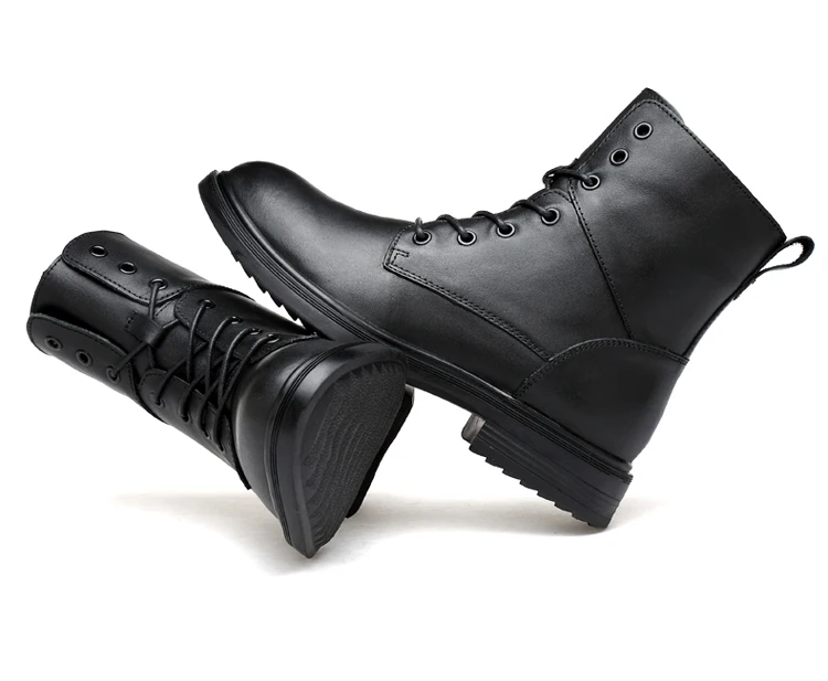 Брендовые мужские ботильоны; ботинки Мартинс; повседневные мужские ботинки из натуральной кожи; сезон осень-зима; военные ботинки; большие размеры