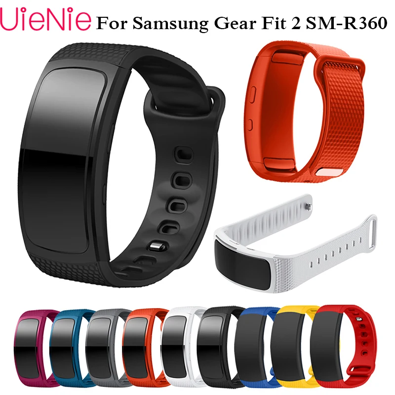 

Watch band Luxury sport soft Silicone Watch Replacement wrist Band bracelet Strap For Samsung Gear Fit 2 SM-R360 watch Wristband