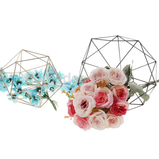 Rustic Style Geometric Planter Creative DIY Garden Wedding Air Plant Hanging Rack Flower Brass Holder Christmas Rustic Style Geometric Planter Creative DIY Garden Wedding Air Plant Hanging Rack Flower Brass Holder Christmas
