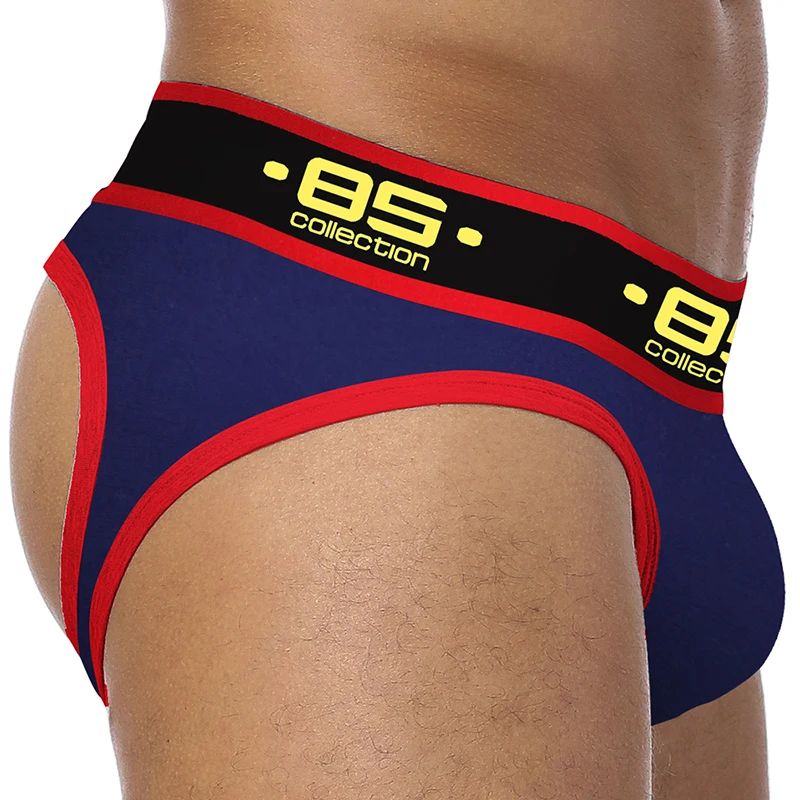 BS 2019 Gay jockstrap 5 шт./партия нижнее белье хлопковые мужские трусики стринги с