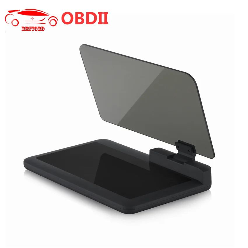 

6 inch HUD Head Up Display Holder H6 Mobile Phone GPS Navigation Bracket For Smart Phone Car Mount Stand Phone Safe Adsorption