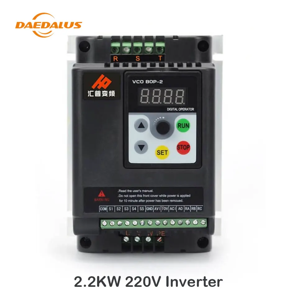 

Daedalus Frequency Converter 220V 2.2Kw Ac Motor Drive Single Input Single Output Inverters For Home Improvement