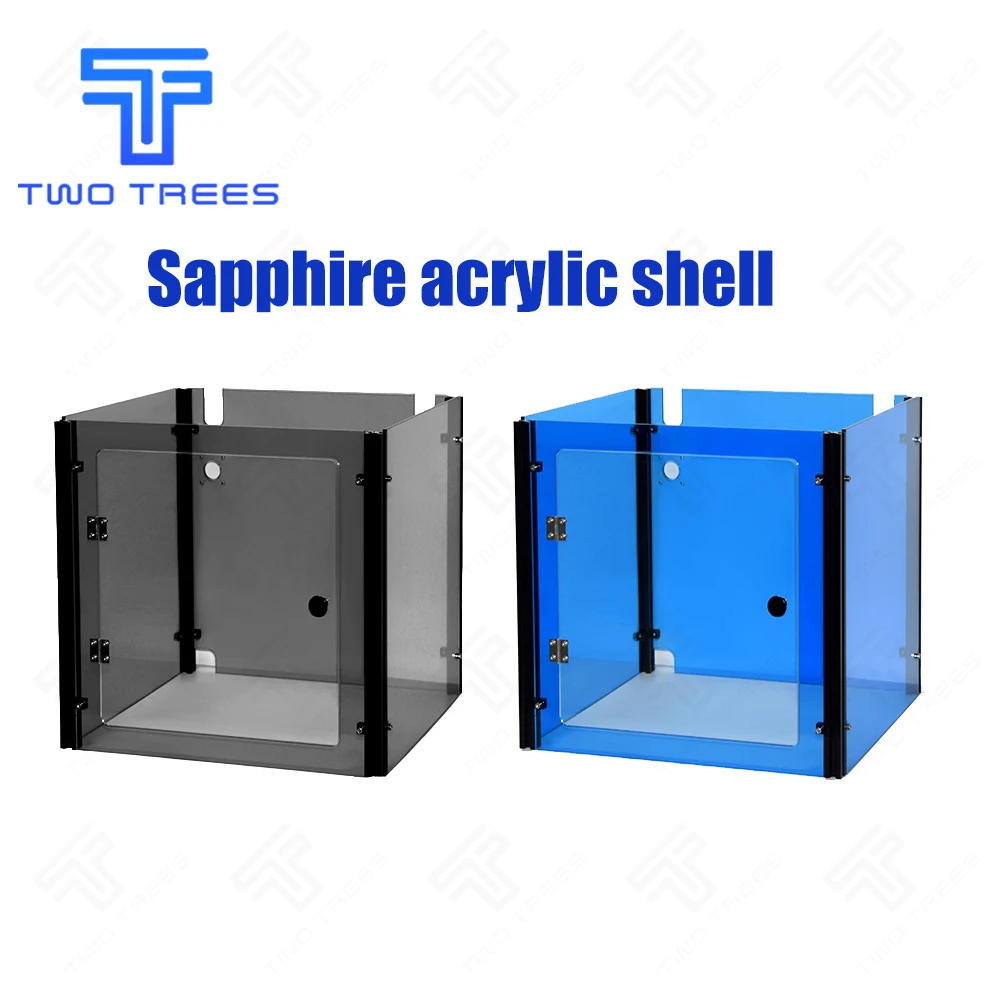 

3D Sapphire Printer parts Acrylic Case Transparent Black Transparent Blue acrylic House Auto Sheel Acrylic for 3d printer.