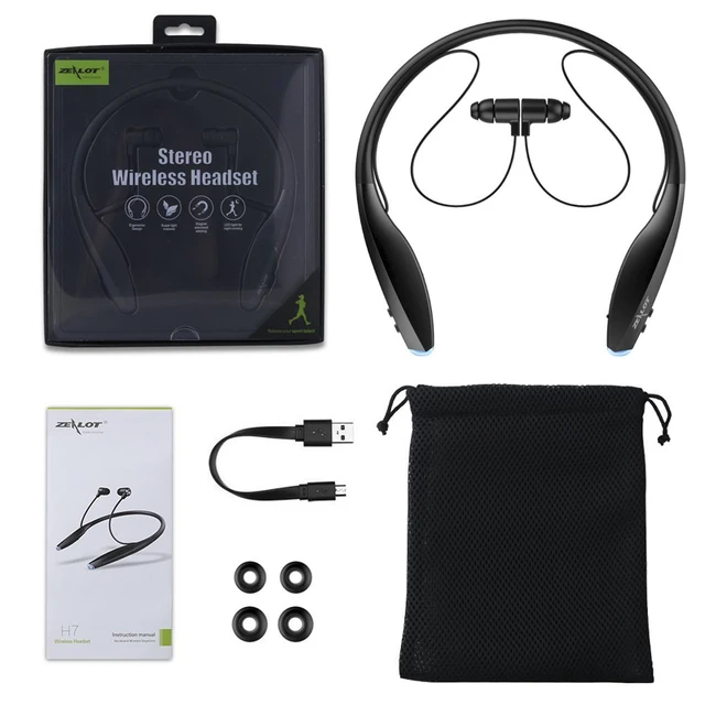 New ZEALOT H7 Bluetooth Earphone Headphones with Magnet