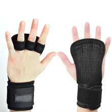 Кроссфит Гимнастика защита ладоней перчатка Потяните Вверх Бар перчатка для спортзала Противоскользящий браслет 1 пара