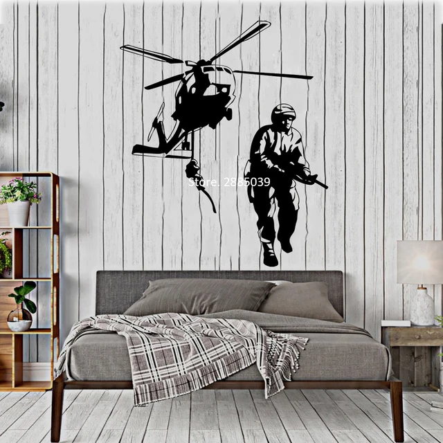 Special Forces on Duty Wall Vinyl US Soldier Marine Army Military Home  Decor Living Room for Teens Decal Art Vinyl Murals YT1411 - AliExpress