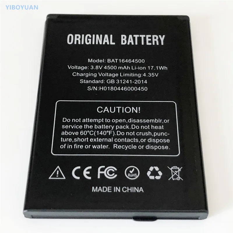 

3.8V 4500mAh BAT16464500 For DOOGEE T5 T5S T5Lite Battery
