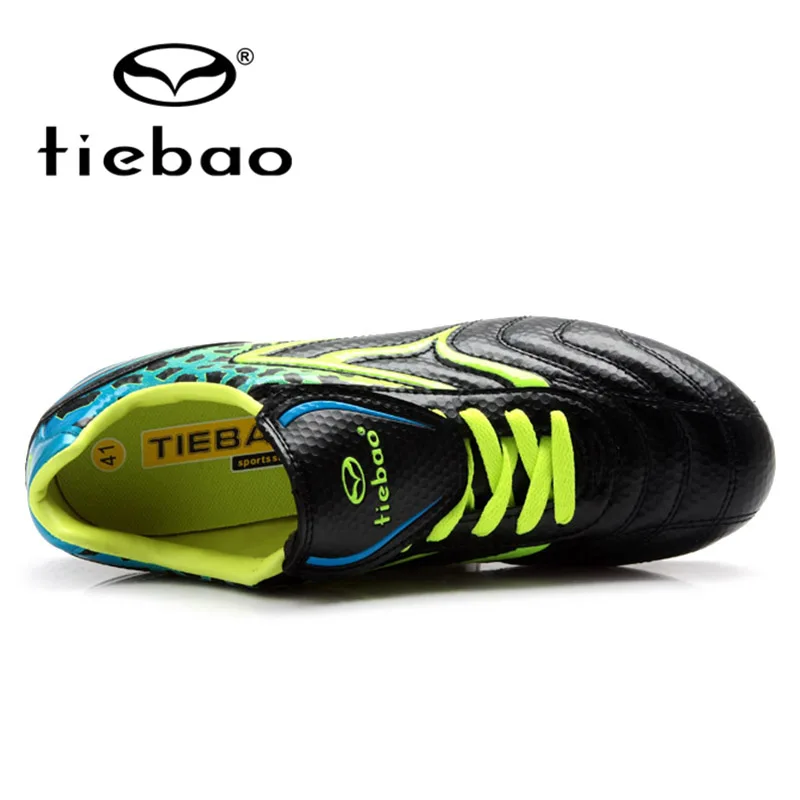 جديد TIEBAO الجملة الرجال امرأة أحذية كرة القدم في الهواء الطلق طويل سبايك أحذية كرة القدم بو الجلود المدربين أحذية رياضية 15524