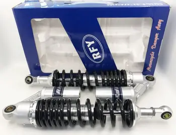 

Universal One Pair 360mm 14 " New Motorcycle Rear Air Shock Absorber Suspension 8mm Spring for Honda Yamaha Suzuki Black +silver
