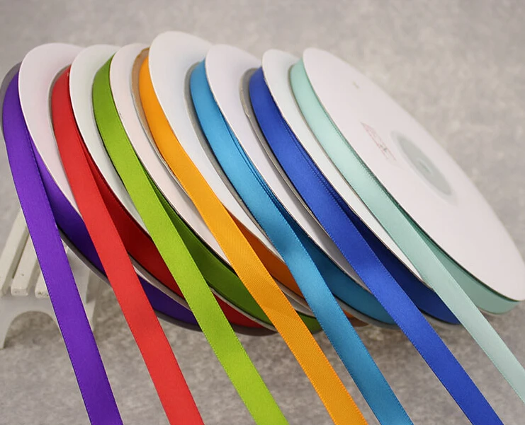 Poly Silk Satin Ribbon 100 yards 3/8" 196 colors Wholesale satin ribbon
