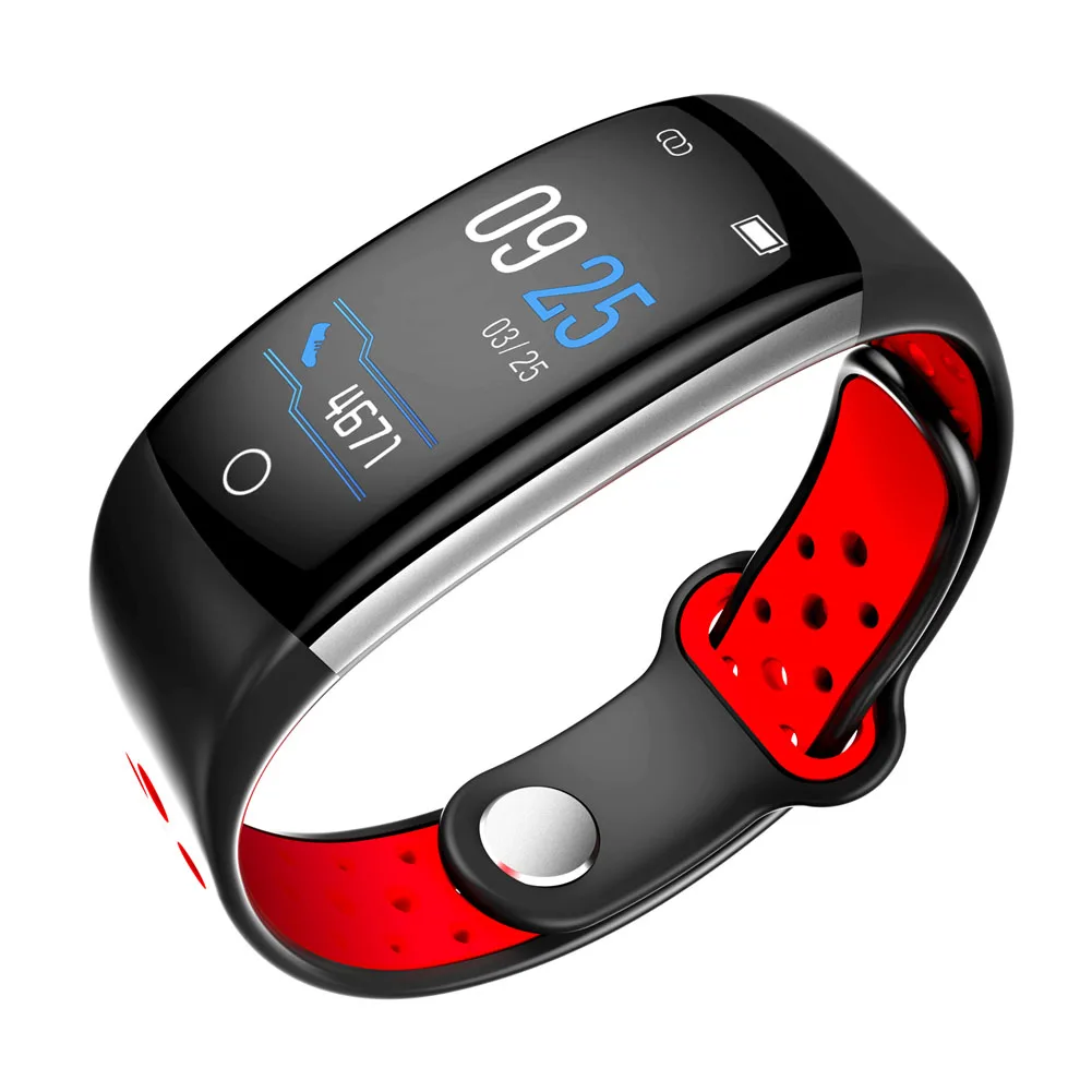 New Smart Bracelet Bluetooth Heart Rate Blood Pressure Sleeping Monitoring Watch DOM668