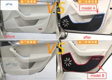 For Skoda Octavia MK3 A7 2015 2016 Inner Door protection protective pad kick pad 4pcs / set