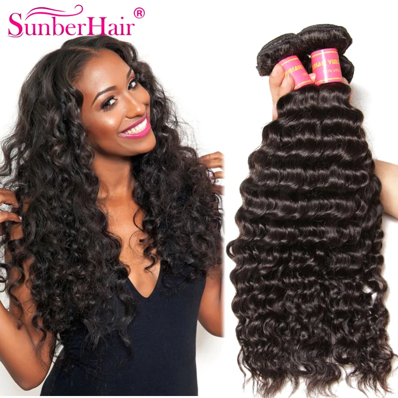 

Deep Wave Malaysian Virgin Hair 3Pcs Malaysian Curly Hair 7A Malaysian Deep Wave Curly Weave Human Hair Rosa Queen Hair Products