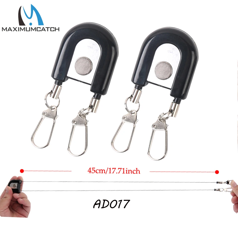 Maximumcatch Fly Fishing Zinger втягивающий синий и черный цвет крючок Аксессуары для рыбалки