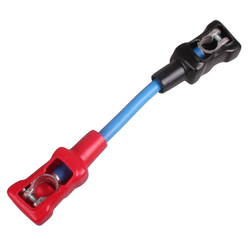 

2WG Lug Ring Negative Positive Power Parallel Series Connection Terminal Copper Wire Battery Inverter Cables for Car Truck BTC