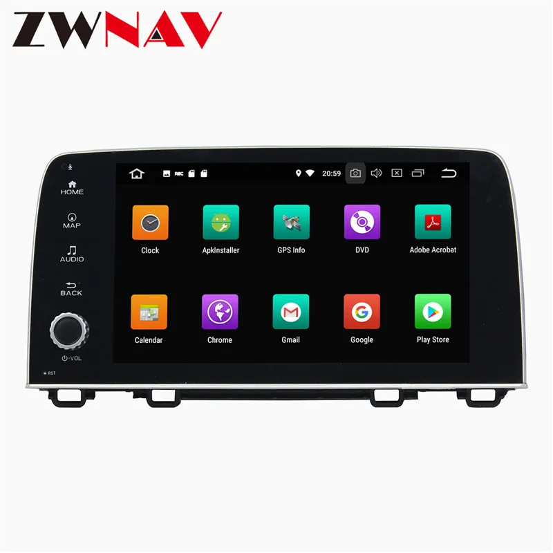 Discount IPS Screen 4+32G Android 8.0 Car dvd multimedia player head unit for Honda CRV 2017 car with gps navigation autoradio BT Wifi 11