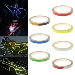 Велосипедный отражатель светоотражающий стикер Предупреждение предупреждение цикл флуоресцентная наклейка лента