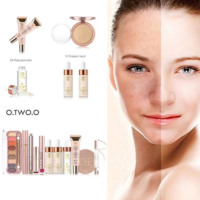 

Sweatproof Face Makeup Suit 11pcs Major Lasting Concealer Powder