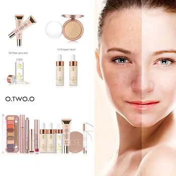 

Sweatproof Face Makeup Suit 11pcs Major Lasting Concealer Powder