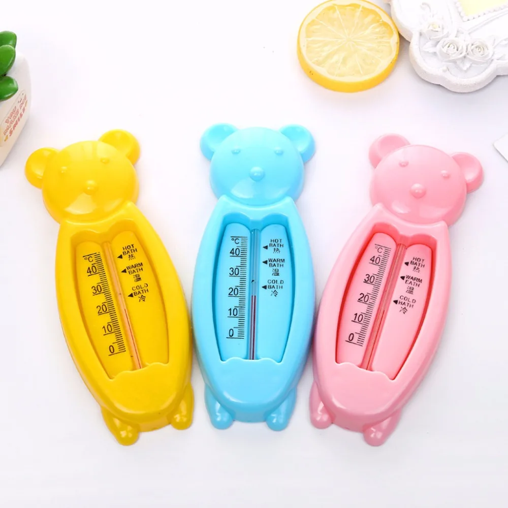 Cartoon Orso termometro dellacqua Bambino Forma dellacqua del sensore di vasca da bagno Termometro galleggiante Acqua Tester per neonato colore casuale Cartoon Orso termometro dellacqua Bambino Forma dellacqua del sensore di vasca da bagno Termometro galleggiante Acqua Tester per neonato colore casuale