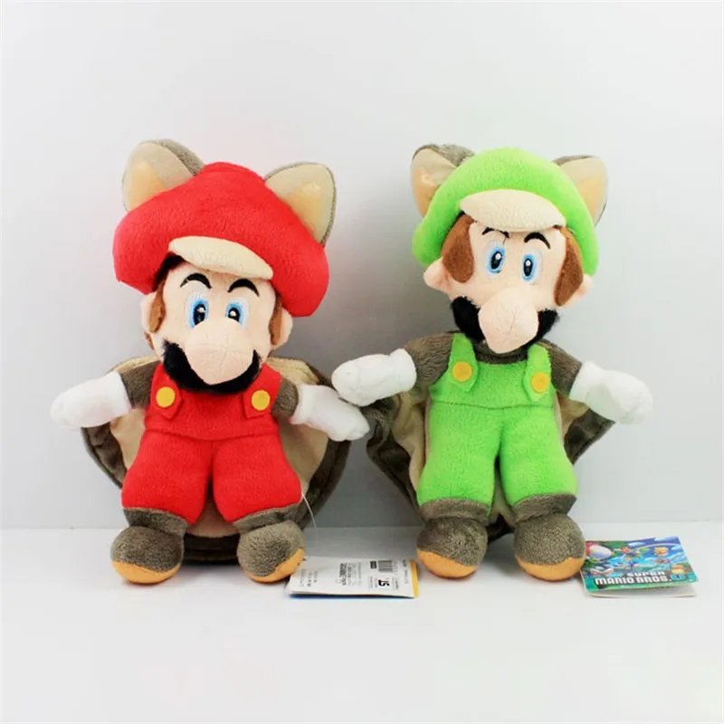 

20cm New Super Mario Plush Toy Dolls Bat Mario Luigi Doll Stuffed Plush Animals Gift For Children Free Shipping