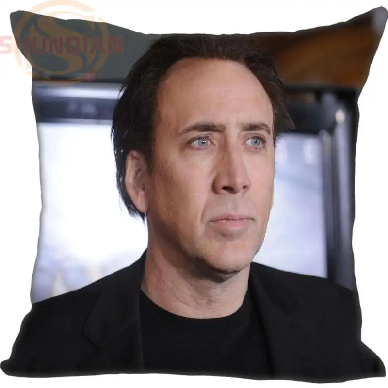 Горячая Распродажа декоративная наволочка Nicolas Cage квадратная Наволочка на молнии лучший хороший подарок 20X20 см, 35X35 см, 40x40 см - Цвет: 12