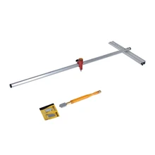 Горячий стеклянный нажимной нож 0,8 метров 6 сторонний Т-образный стеклянный нажимной нож подходит для 3-10 мм стекла+ 2 головки ножей