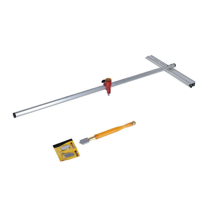 Beste Nieuwe Hot Glas Push Mes 0.8 Meter 6 Side T Type Glas Push Mes Geschikt Voor 3 10mm Glas + 2 Mes Heads