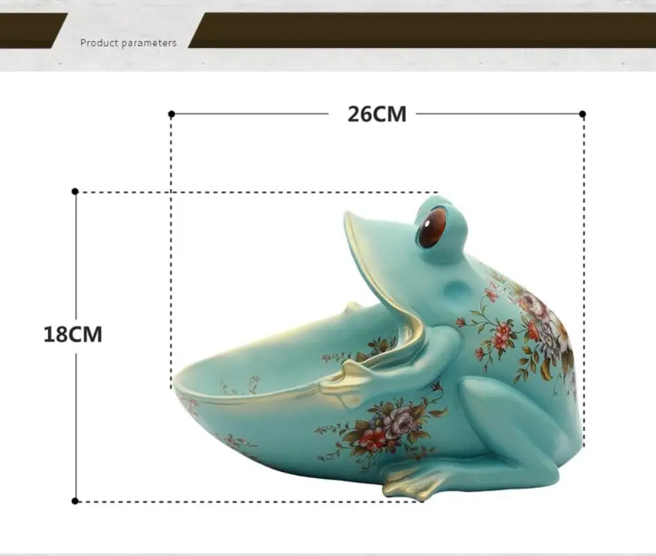 2018 NewStyle Creative lucky animal ornament candy dish sundries storage ornaments