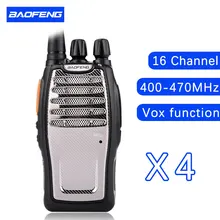 (4 PCS)BaoFeng UHF Walkie Talkie BF-A5 16CH VOX+Scrambler Function Free Shipping Two Way Radio baofeng A5