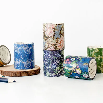 

Eno Greeting vintage flower washi tape scrapbooking sticker label diy craft masking tape damask decorative tape