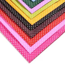 50*147 см Лоскутная печатная точка 100 процент содержания полиэстера в ткани для тканевых детских постельных принадлежностей домашний текстиль для шитья куклы тильда, 47345