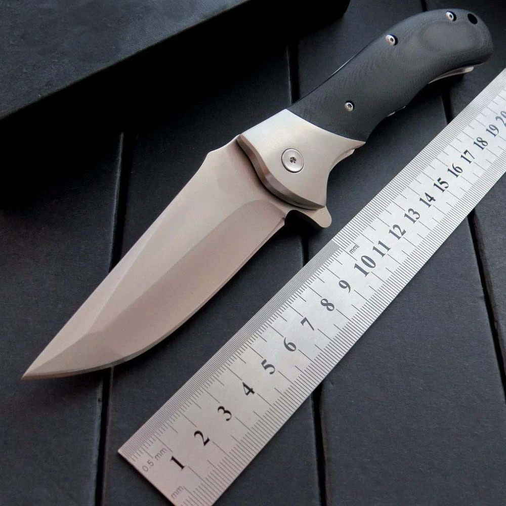 

58HRC 8CR13MOV Blade G10 Handle Ball Bearing Folding Knife Survival Tool Pocket Knife Tactical Edc Outdoor Tool