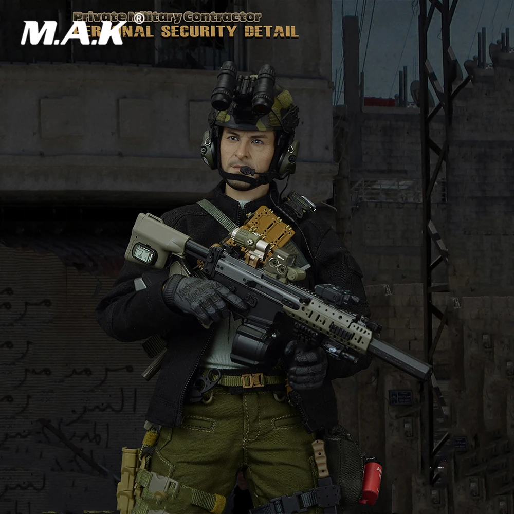 Для коллекции 1/6 PMC персональная деталь безопасности военный Solider голова фигура тела комплект одежды оружие аксессуар модель вентиляторы по... Для коллекции 1/6 PMC персональная деталь безопасности военный Solider голова фигура тела комплект одежды оружие аксессуар модель вентиляторы по...