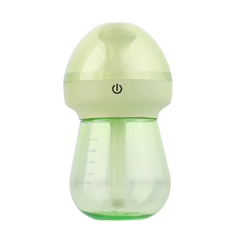USB mini air purifier Creative new milk bottle night lamp office car (2)