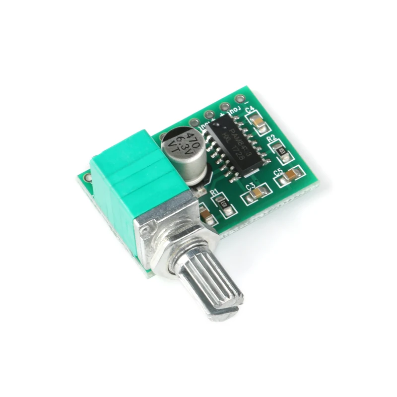 PAM8403 Amplifier Board Mini 5V Digital Amplifier Board with Switch Potentiometer USB Power Supply (2)