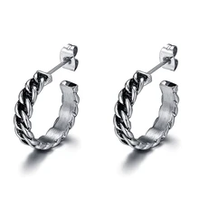 VE168, винтажные женские серьги-цепочки, одна пара, серьги из нержавеющей стали, новая мода, женский подарок, ювелирные аксессуары