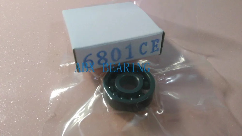 

6801 full SI3N4 ceramic deep groove ball bearing 12x21x5mm full complement 61801 bearing