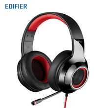 Edifier G4 Gaming Headphone 7 1 virtual surround sound Game headset Vibrating effects Retractable Microphone Robust