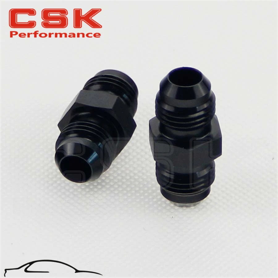 

2PCS UNIVERSAL AN4 to 4AN ALUMINIUM STRAIGHT MALE FLARE UNION FITTING ADAPTER