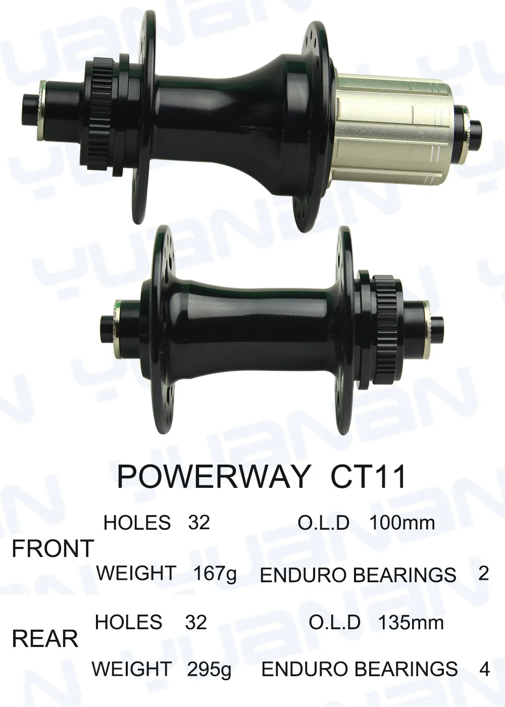 Центральный замок Powerway CT11 алюминиевый J образный передний концентратор вес 428 г
