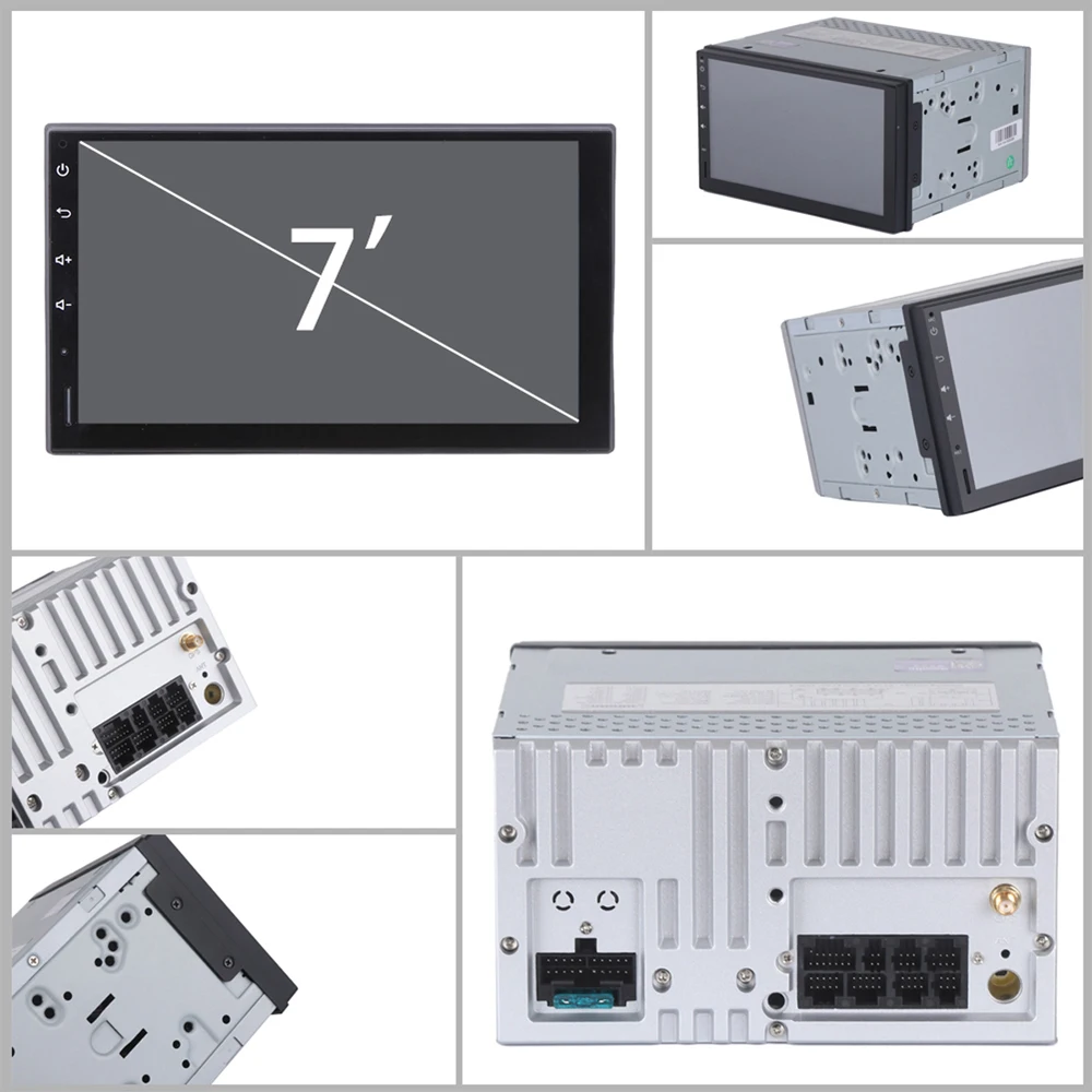 Cheap Dasaita 7" Android 8.1 Car GPS Player Navi for Universal Car Console Size  176mm*102mm with 2G+16G Quad Core Autoradio 4G 24