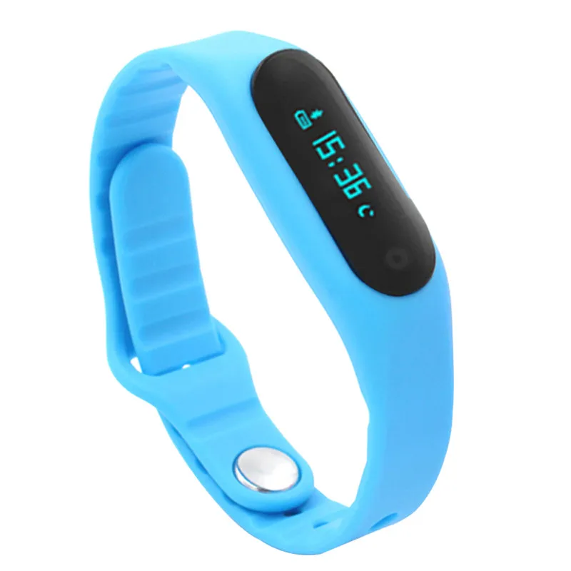  2016 Спортивная E06 Smartband Смарт Браслет Браслет Фитнес-трекер Сенсорный Bluetooth 4.0 Часы для ios android лучше, чем им группа 