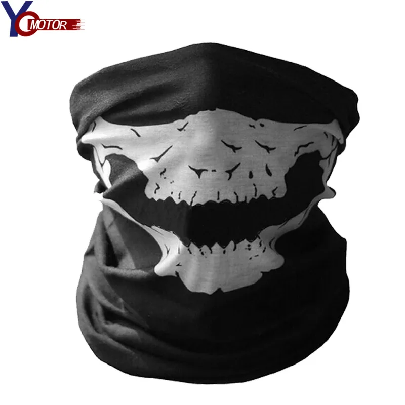 Маска Череп Призрак маска байкер маска для лица шейный шарф Маскарадная маска унисекс Лыжная доска для мужчин famen boy Открытый Мотоцикл - Цвет: Skull Ghost Face
