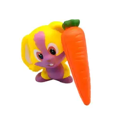 MUQGEW мягкими милые кролик с морковкой снятие стресса Ароматические супер замедлить рост дети Squeeze игрушка Poopsie слизь сюрприз Squishi